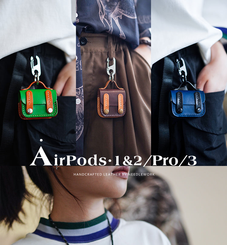 Mini messenger bag AirPods Cases