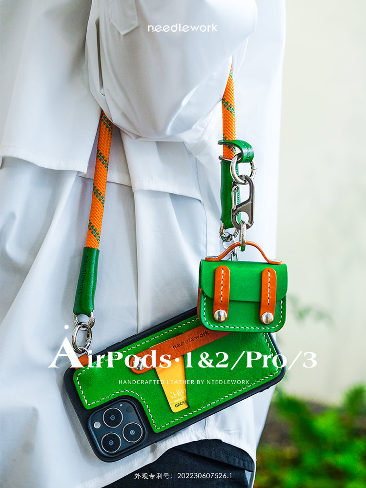 Mini messenger bag AirPods Cases