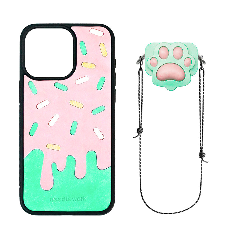 Pink ice cream Cases