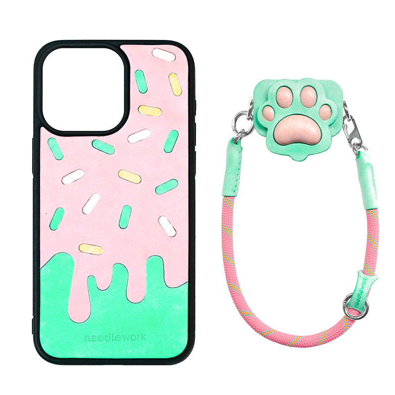 Pink ice cream Cases