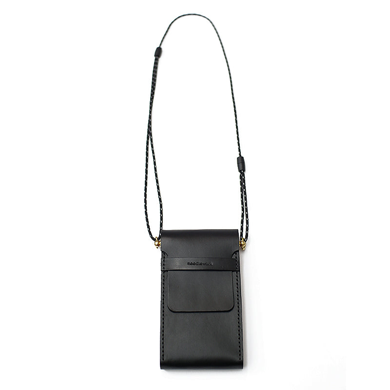 Genuine leather pear wood bag