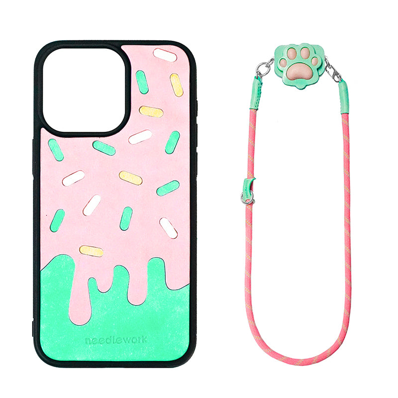 Pink ice cream Cases